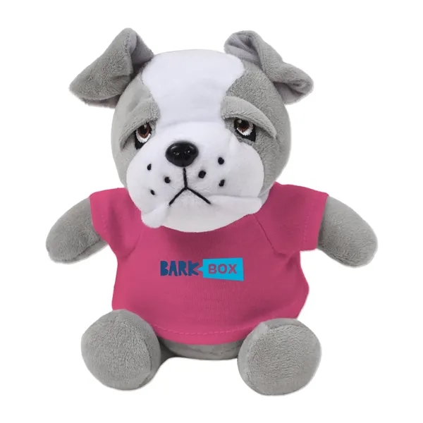 6" stuffed bulldog with a t-shirt.... from ASI 98360 WOWLine