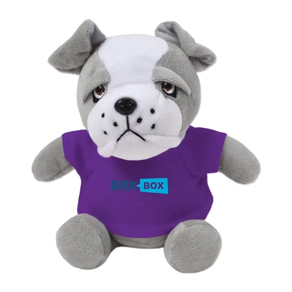 6" stuffed bulldog with a t-shirt.... from ASI 98360 WOWLine