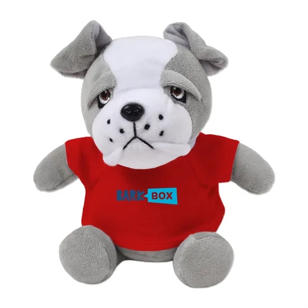 6" stuffed bulldog with a t-shirt.... from ASI 98360 WOWLine