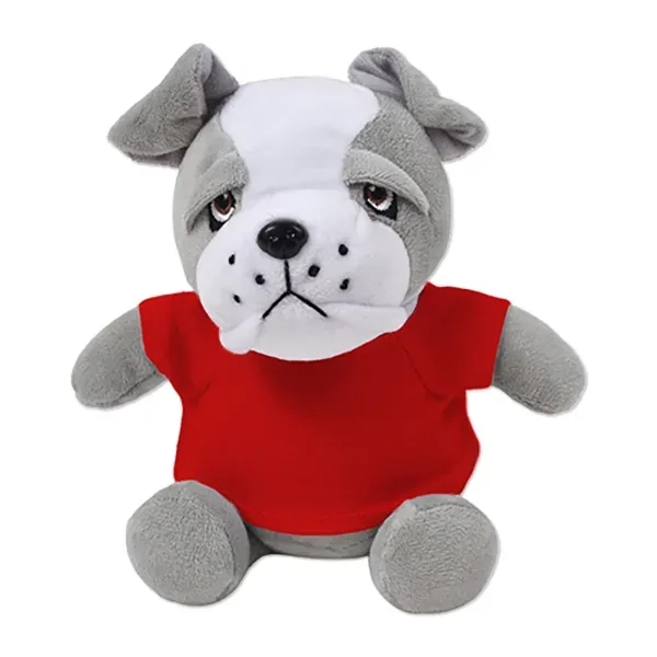 6" stuffed bulldog with a t-shirt.... from ASI 98360 WOWLine