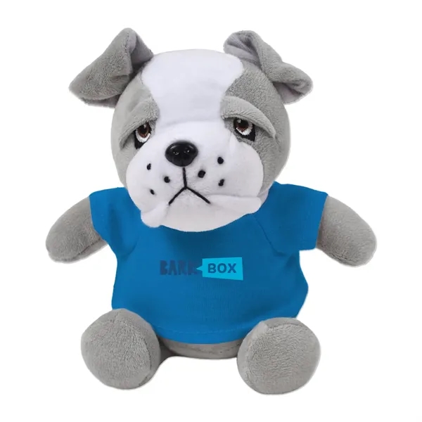 6" stuffed bulldog with a t-shirt.... from ASI 98360 WOWLine