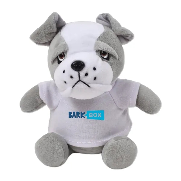 6" stuffed bulldog with a t-shirt.... from ASI 98360 WOWLine