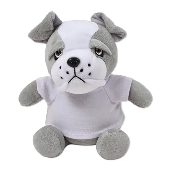6" stuffed bulldog with a t-shirt.... from ASI 98360 WOWLine