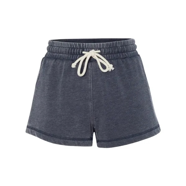 Women's stone and enzyme-washed rally shorts made of cotton/polyester fleece.... from ASI 84358 S&S Activewear