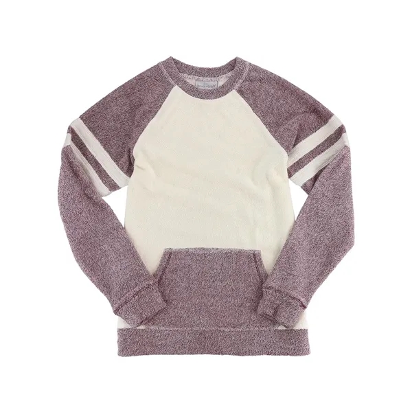 Women's Cozy Contrast Fleece Pullover... from ASI 84358 S&S Activewear