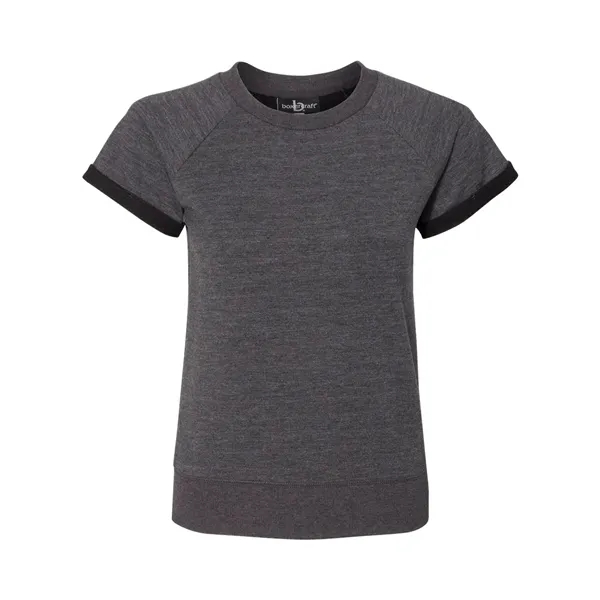 Women's Sweetheart French Terry Short Sleeve Pullover... from ASI 84358 S&S Activewear