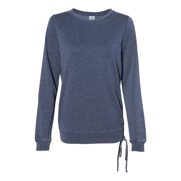 Enzyme Washed Women's Rally Lace-up Crewneck... from ASI 84358 S&S Activewear