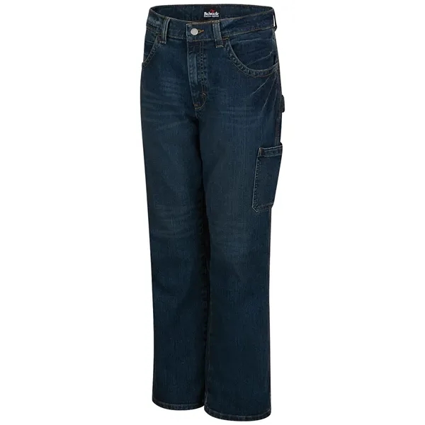 Bulwark Stretch Denim Dungaree Jeans... from ASI 84358 S&S Activewear