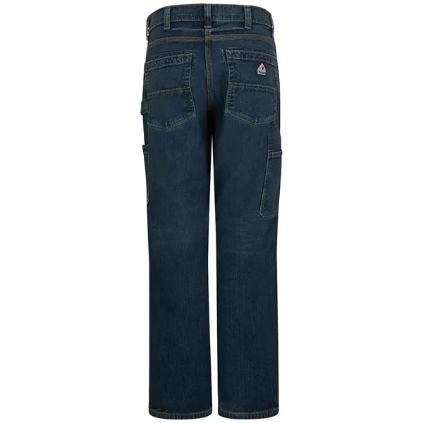 Bulwark Stretch Denim Dungaree Jeans - Extended Sizes... from ASI 84358 S&S Activewear