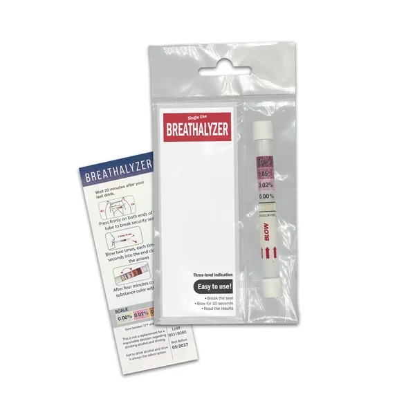 Single-use breathalyzer with an insert card.... from ASI 84514 Safety Made