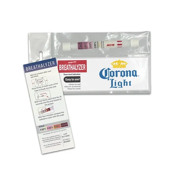 Single-use breathalyzer with an insert card.... from ASI 84514 Safety Made