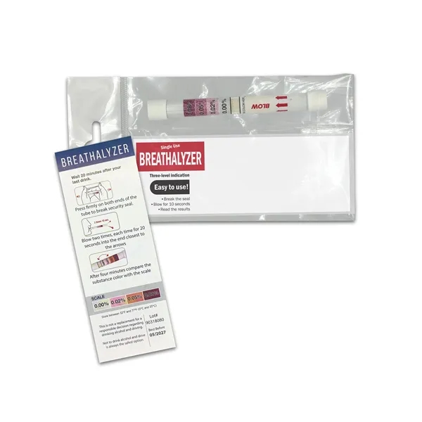 Single-use breathalyzer with an insert card.... from ASI 84514 Safety Made