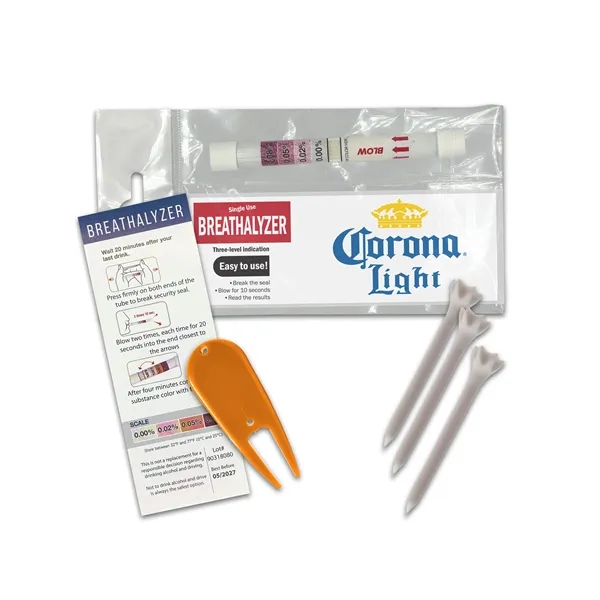 Golfers Single-Use Breathalyzer with Custom Printed Insert... from ASI 84514 Safety Made