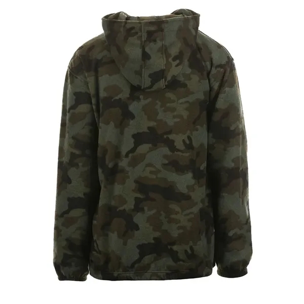 Burnside Polar Fleece Quarter-Zip Scuba Hooded Pullover... from ASI 84358 S&S Activewear