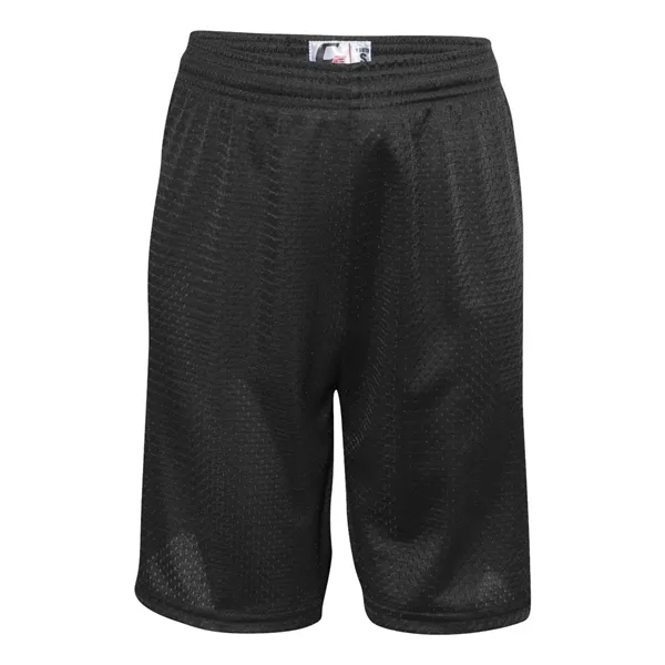 Youth polyester mesh shorts, blank.... from ASI 84358 S&S Activewear