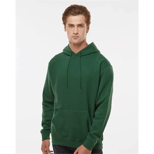 Pullover sweatshirt with two-ply hood and front pouch pocket with a... from ASI 84358 S&S Activewear