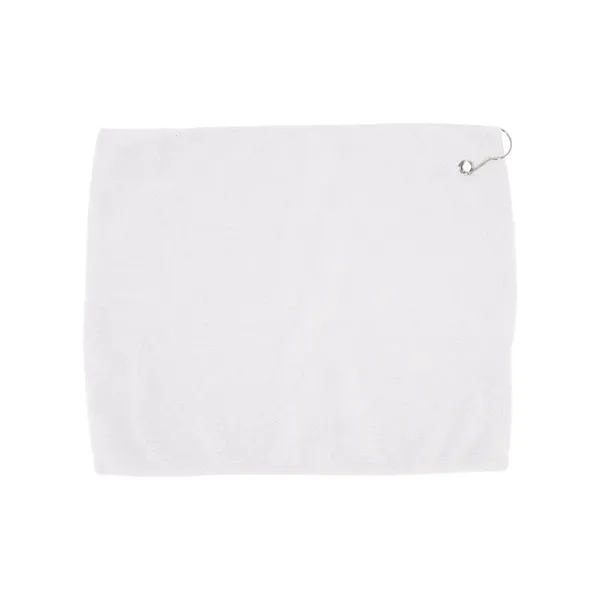 White microfiber golf towel, blank.... from ASI 84358 S&S Activewear