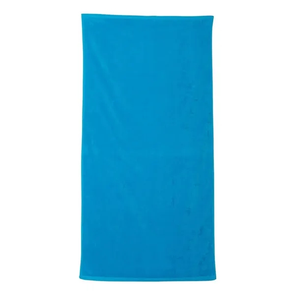 Cotton velour beach towel, 30" x 60". Blank.... from ASI 84358 S&S Activewear