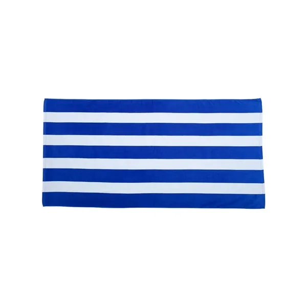 Striped 100% cotton velour towel... from ASI 84358 S&S Activewear
