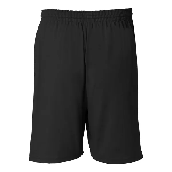 100% cotton jersey gym short with 6-inch inseam and multi-needle elastic... from ASI 84358 S&S Activewear
