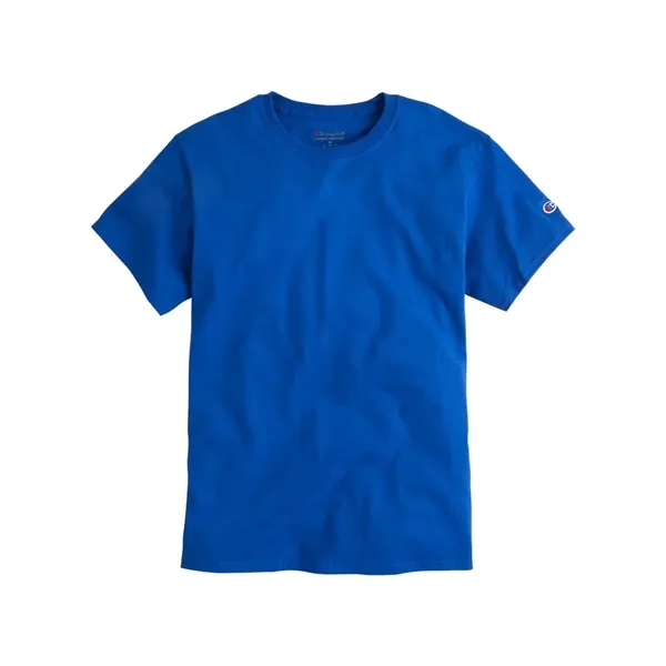 Cotton short sleeve T-shirt made with a tag-free neck label, shoulder-to-shoulder... from ASI 84358 S&S Activewear