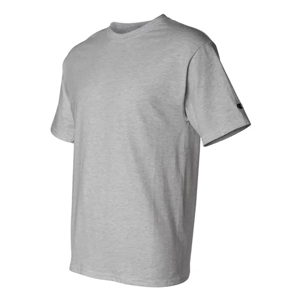 Cotton short sleeve T-shirt made with a tag-free neck label, shoulder-to-shoulder... from ASI 84358 S&S Activewear