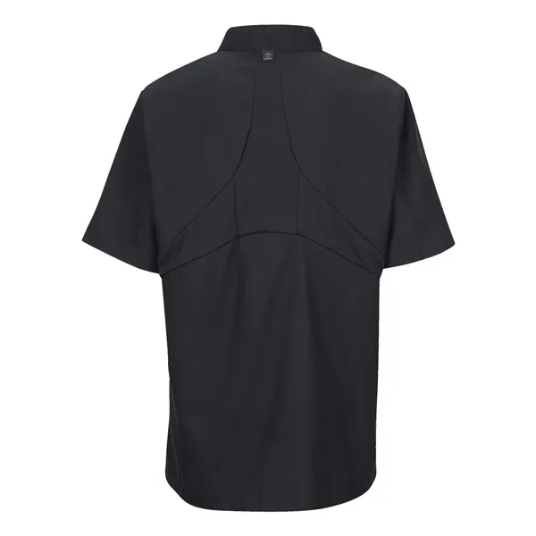 Chef Designs Mimix™ Short Sleeve Chef Coat with OilBlok... from ASI 84358 S&S Activewear