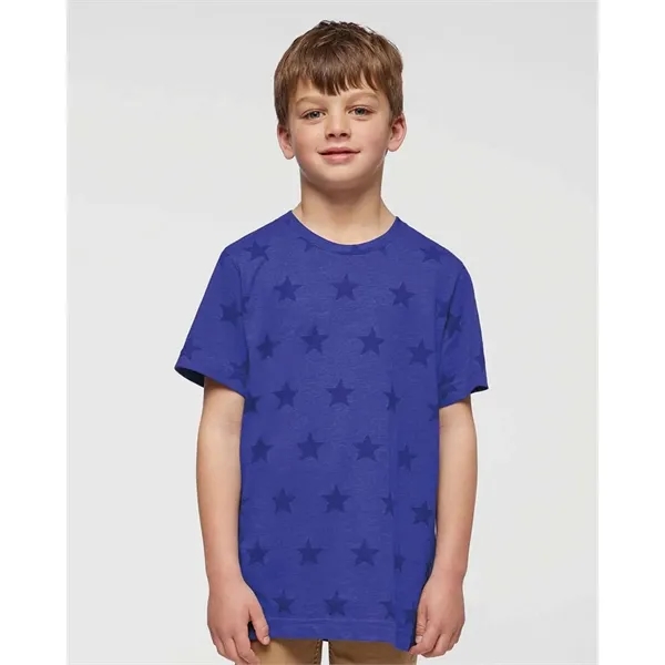 Code Five Youth Star Print Tee... from ASI 84358 S&S Activewear