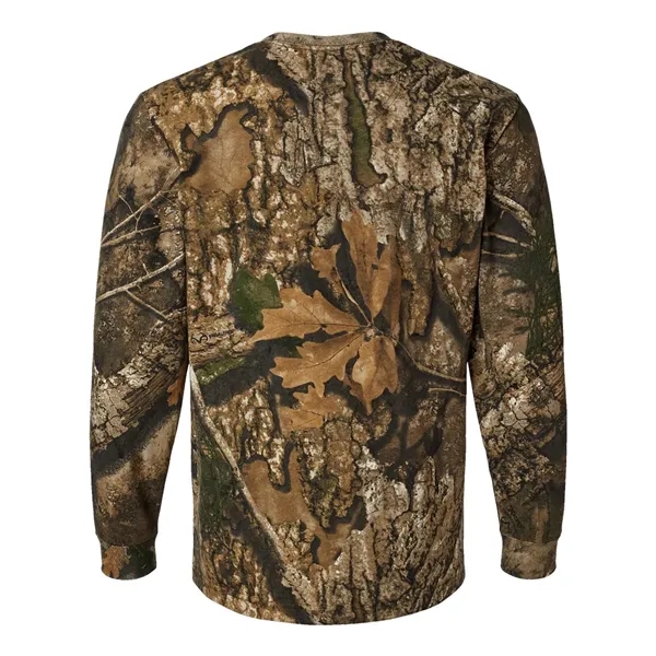 Camo long sleeve cotton t-shirt... from ASI 84358 S&S Activewear