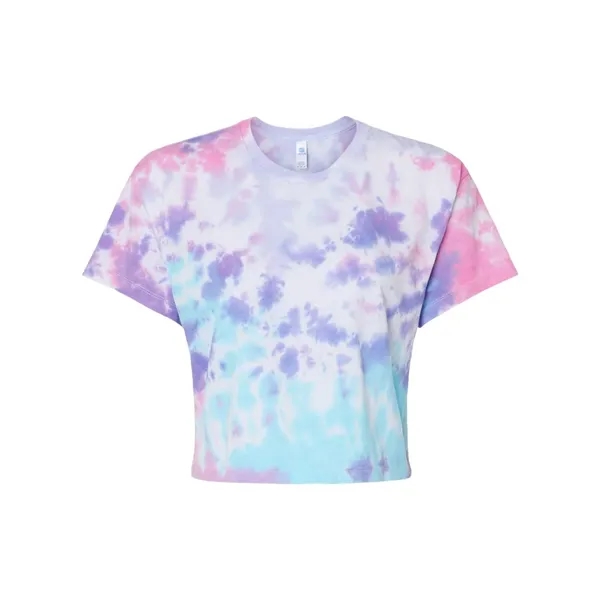 Colortone Women's Tie-Dyed Crop T-Shirt... from ASI 84358 S&S Activewear