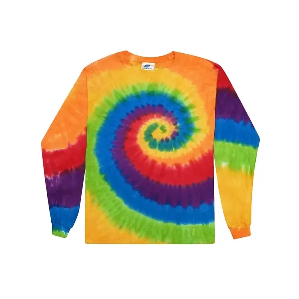 Colortone Youth Tie-Dyed Long Sleeve T-Shirt... from ASI 84358 S&S Activewear