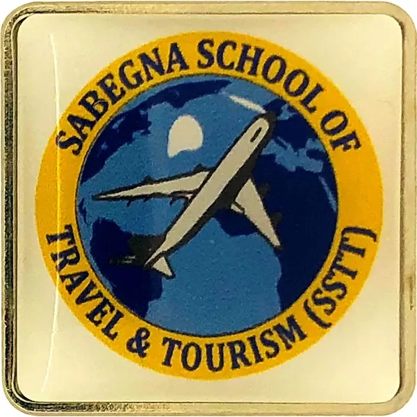 Lapel pins - four color process digitally printed... from ASI 61966 HPG / BCG Creations HPG Gold