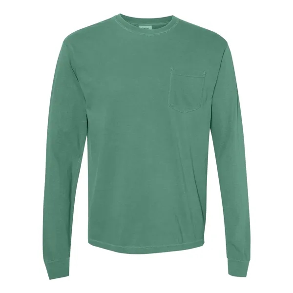 Comfort Colors Long Sleeve T-Shirt With Pocket, blank.... from ASI 84358 S&S Activewear