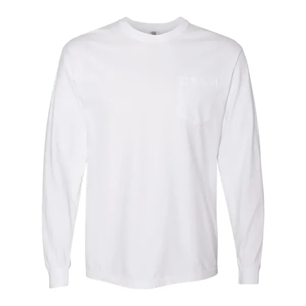 Comfort Colors Long Sleeve T-Shirt With Pocket, blank.... from ASI 84358 S&S Activewear