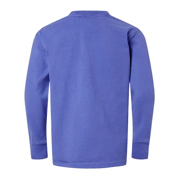ComfortWash by Hanes Garment Dyed Youth Long Sleeve T-Shirt... from ASI 84358 S&S Activewear