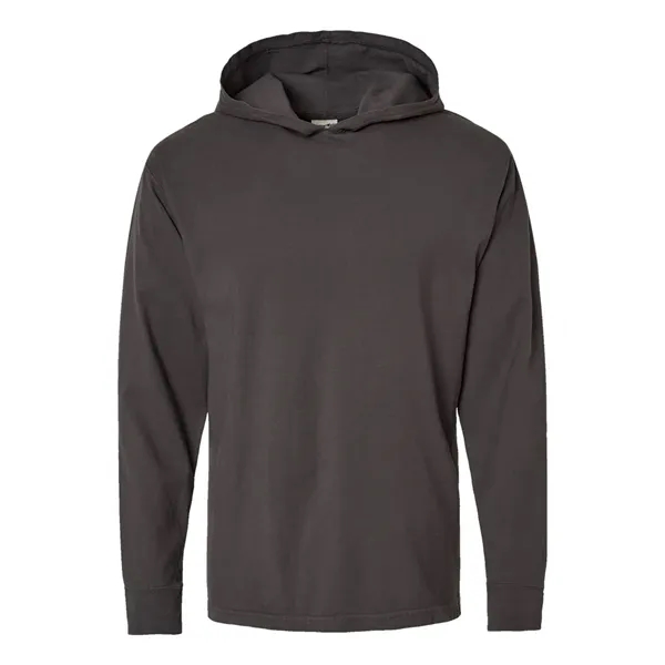 ComfortWash by Hanes Garment-Dyed Jersey Hooded Long Slee...... from ASI 84358 S&S Activewear