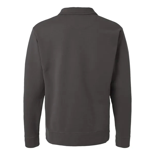 ComfortWash by Hanes Garment-Dyed Polo Collar Sweatshirt... from ASI 84358 S&S Activewear