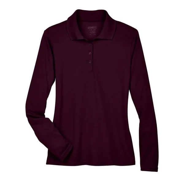 CORE365 Women's Pinnacle Performance Long-Sleeve Pique Polo... from ASI 84358 S&S Activewear