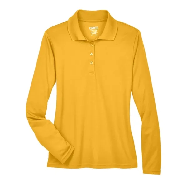 CORE365 Women's Pinnacle Performance Long-Sleeve Pique Polo... from ASI 84358 S&S Activewear