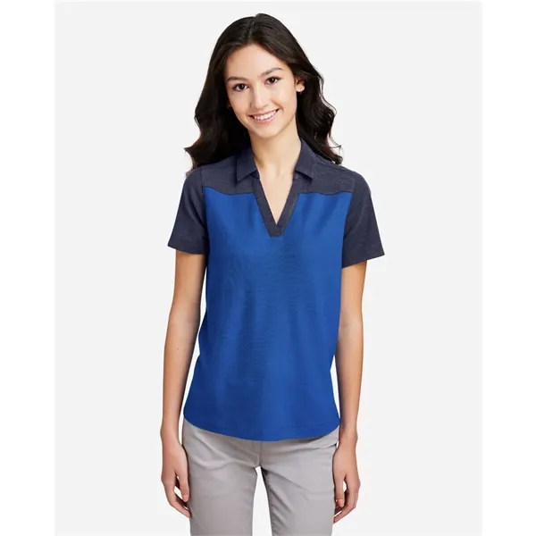 CORE365 Women's Fusion ChromaSoft Colorblock Polo... from ASI 84358 S&S Activewear