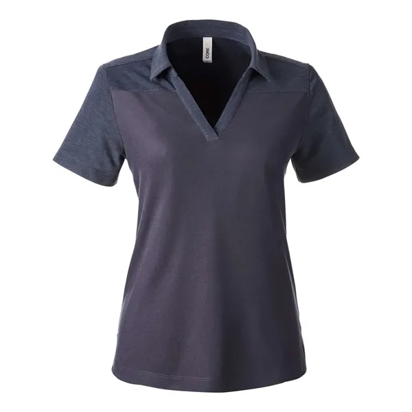 CORE365 Women's Fusion ChromaSoft Colorblock Polo... from ASI 84358 S&S Activewear