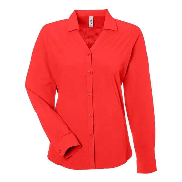 CORE365 Women's Ultra UVP® Long-Sleeve Marina Shirt... from ASI 84358 S&S Activewear