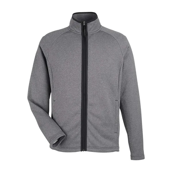 CORE365 Venture Heathered Stripe Full-Zip... from ASI 84358 S&S Activewear