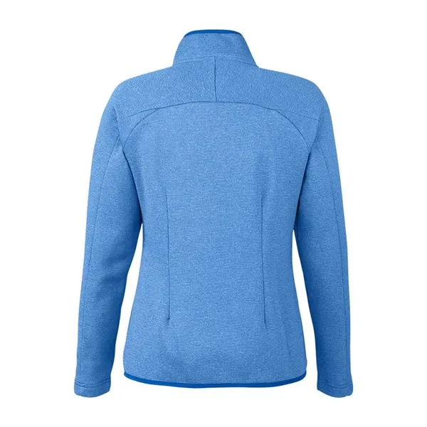 CORE365 Women's Venture Heathered Stripe Full-Zip... from ASI 84358 S&S Activewear