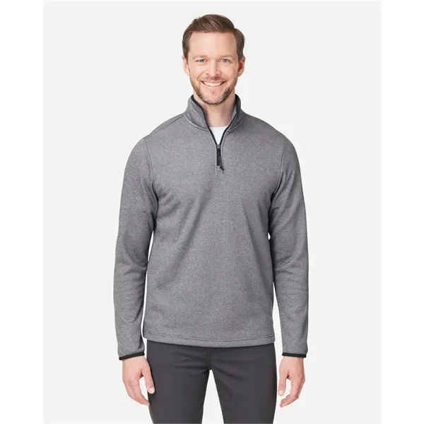 CORE365 Venture Heathered Stripe Quarter-Zip... from ASI 84358 S&S Activewear