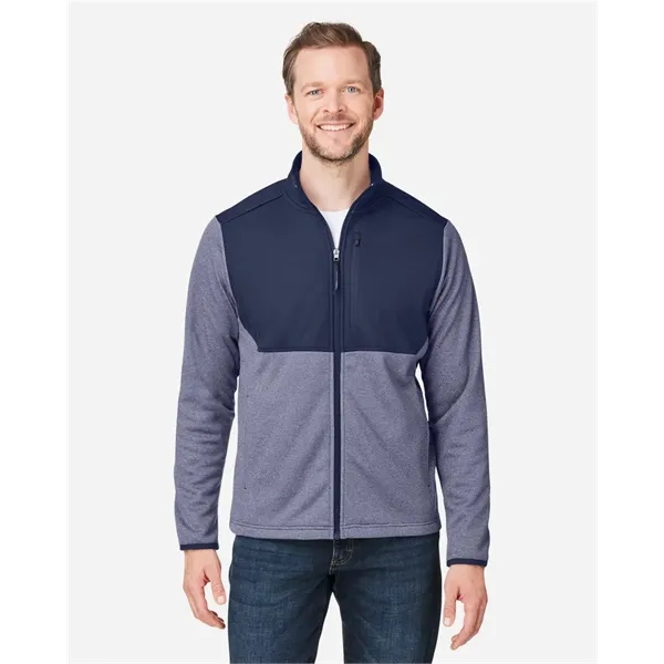 CORE365 Venture Heathered Stripe Hybrid Jacket... from ASI 84358 S&S Activewear