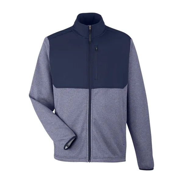 CORE365 Venture Heathered Stripe Hybrid Jacket... from ASI 84358 S&S Activewear