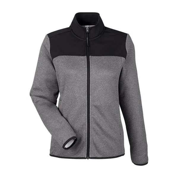 CORE365 Women's Venture Heathered Stripe Hybrid Jacket... from ASI 84358 S&S Activewear