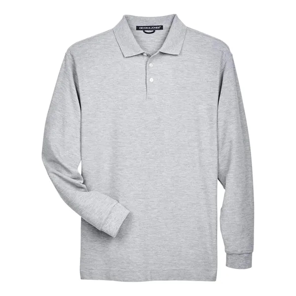 DJ Classic Pima Pique Long Sleeve Polo... from ASI 84358 S&S Activewear
