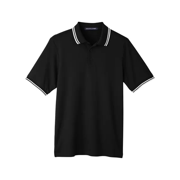 DJ Classic CrownLux Performance® Plaited Tipped Polo... from ASI 84358 S&S Activewear